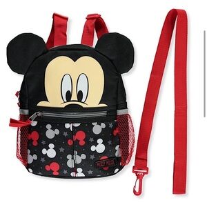 Disney Mickey Mouse Kids baby toddler Backpack with Safety Harness